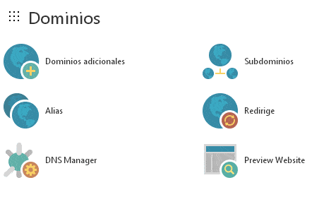 administrador de dominios sub-dominios hosting cpanel godaddy