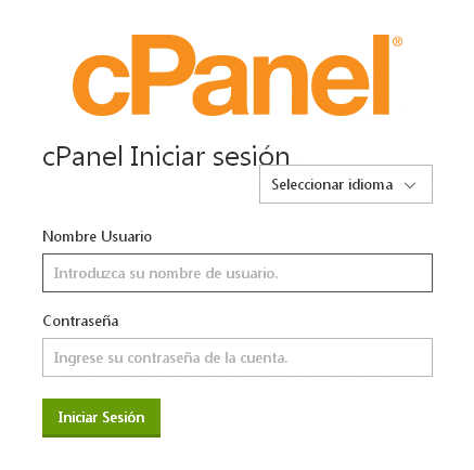 ingresar a cpanel hosting de godaddy