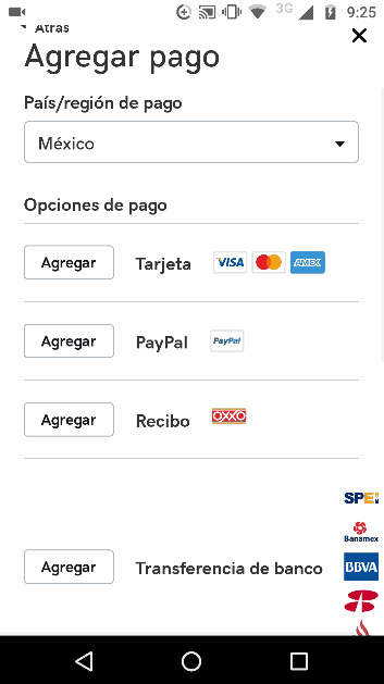 comprar pagina web del creador de sitios con el celular