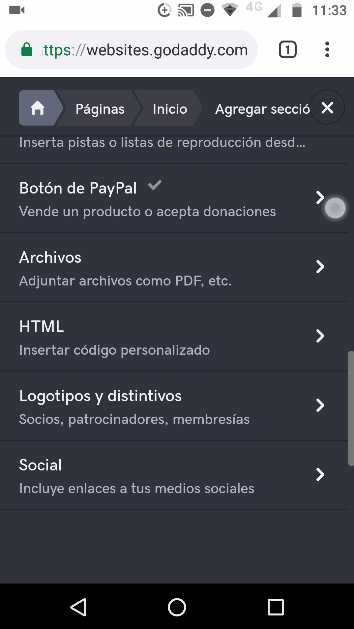 paso 9 descarga de archivos desde la página web