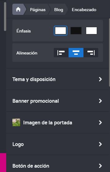 como-crear-un-blog-paso-4-editar-encabezado-creador-de-sitios-godaddy