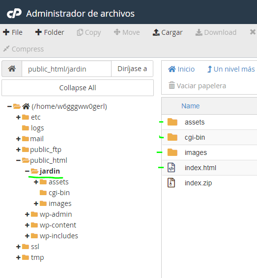 Paso 13 Subir archivos al servidor de hosting - como crear una pagina web en html