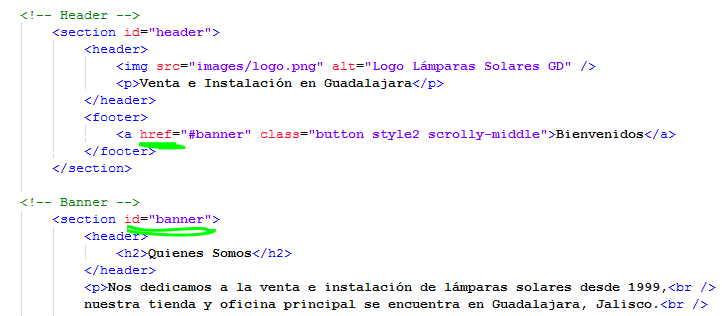 Paso 6 Identificar enlaces con la etiqueta a href - como crear una pagina web en html