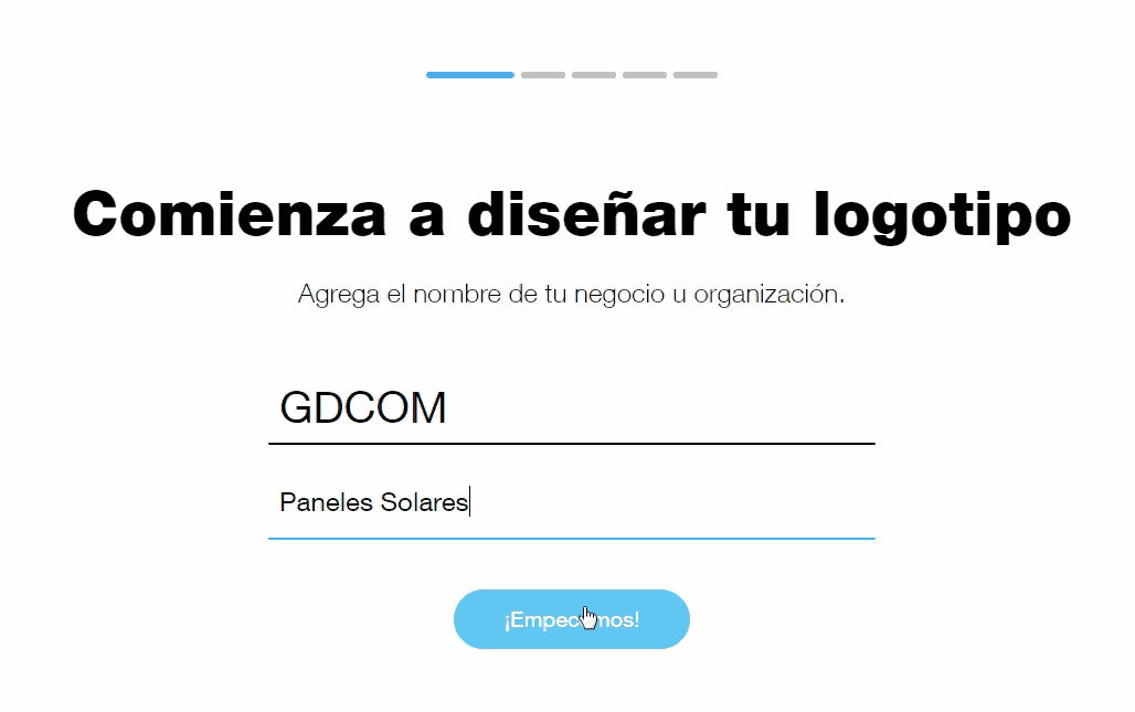 Crea tu logotipo en sencillos pasos