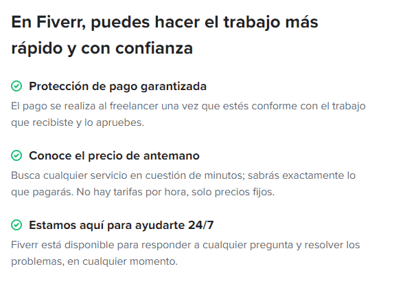 Ventajas de utilizar el mercado en línea de Fiverr