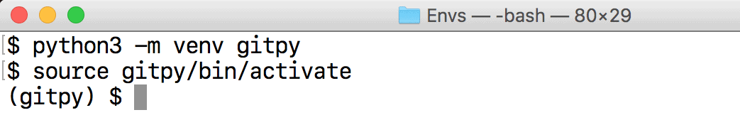 Crea y activa el entorno virtual de Python.