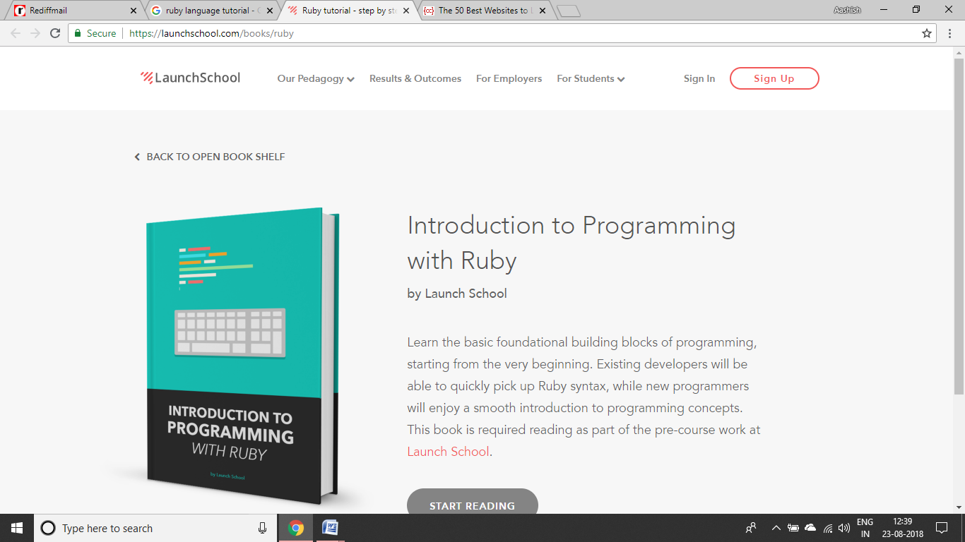 Tutorial de lanzamiento de School Ruby