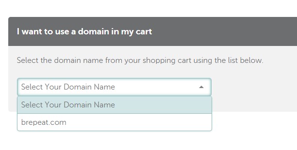 Quiero usar un dominio en mi carrito