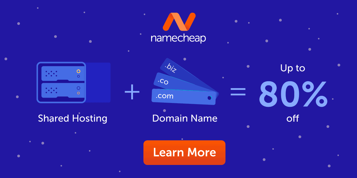 namecheap hosting y dominio combo