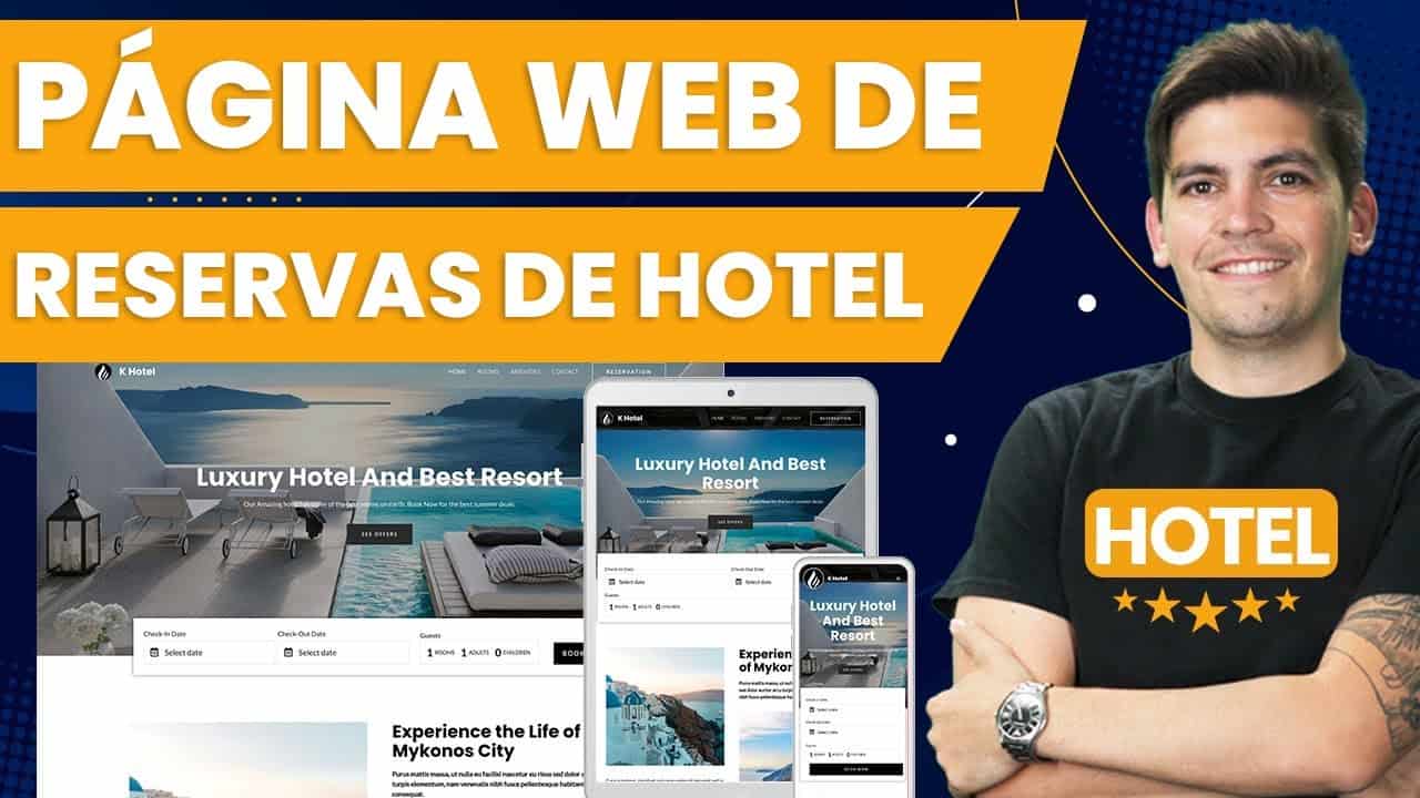 Cómo hacer una página web de reservas de hotel con WordPress (Comoel Hotel Hilton)