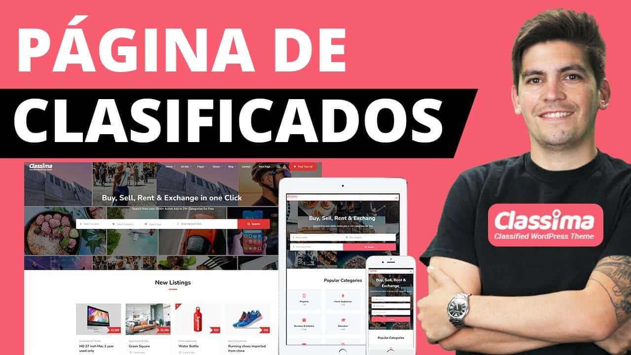 Cómo crear una página web de clasificados como Páginas Amarillas con WordPress y Elementor 2021