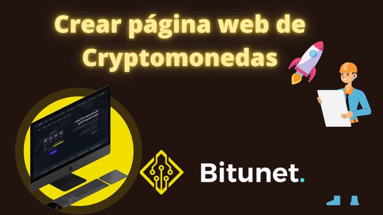 COMO CREAR UNA PAGINA WEB DE CRYPTOMONEDAS / PAGINA WEB DE CRIPTOMONEDAS