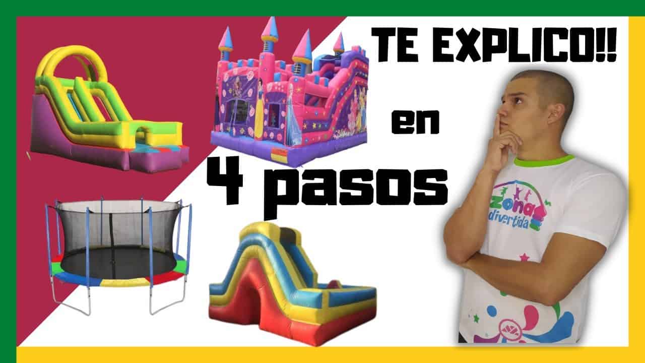 💪 🚀💰 COMO EMPEZAR tu NEGOCIO de Renta o ALQUILER de INFLABLES / HINCHABLES en 4 simples Pasos 💪 🚀💰