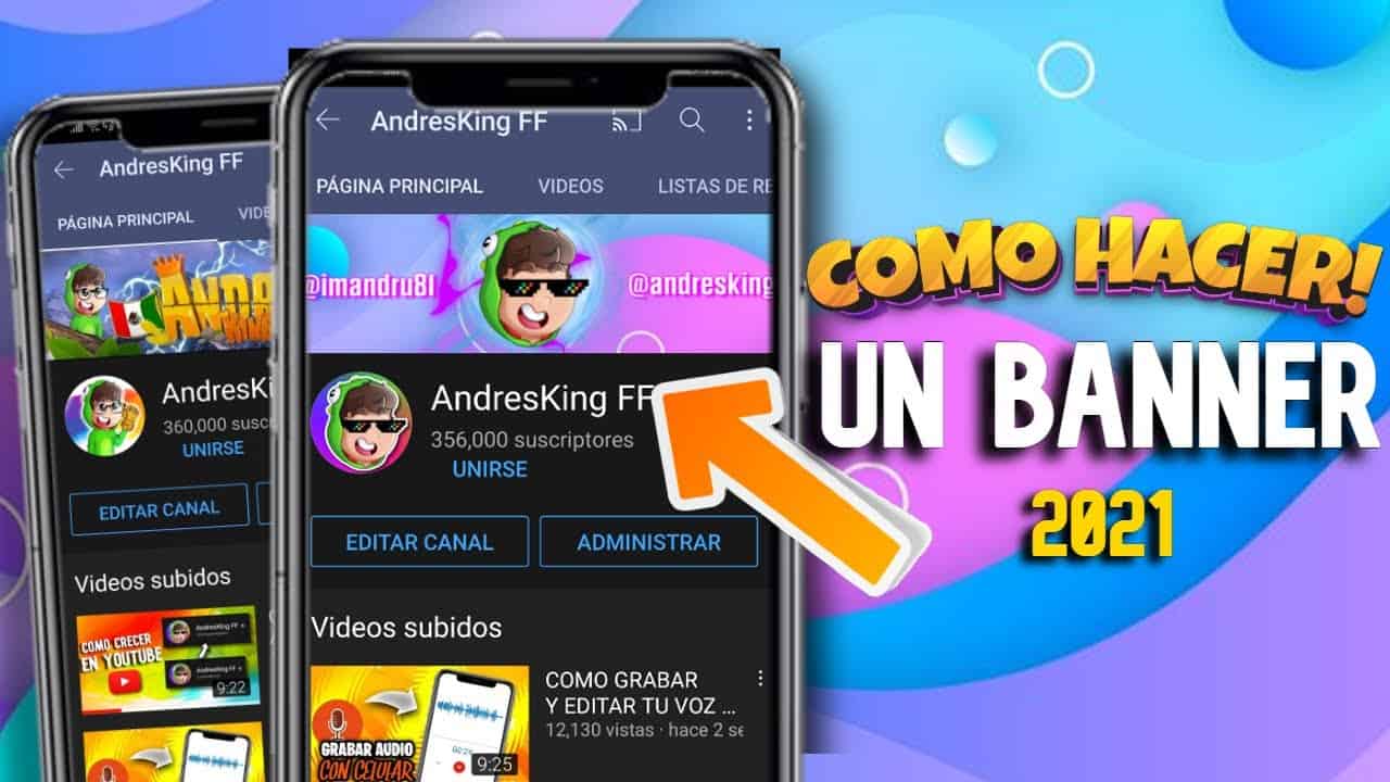 COMO HACER UN BANNER DESDE TU CELULAR FÁCIL Y RÁPIDO 2021