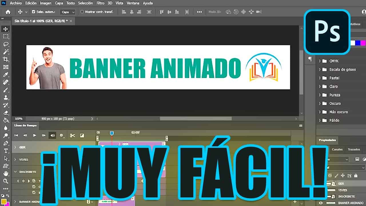 ?️Cómo CREAR UN BANNER ANIMADO para una PAGINA WEB?