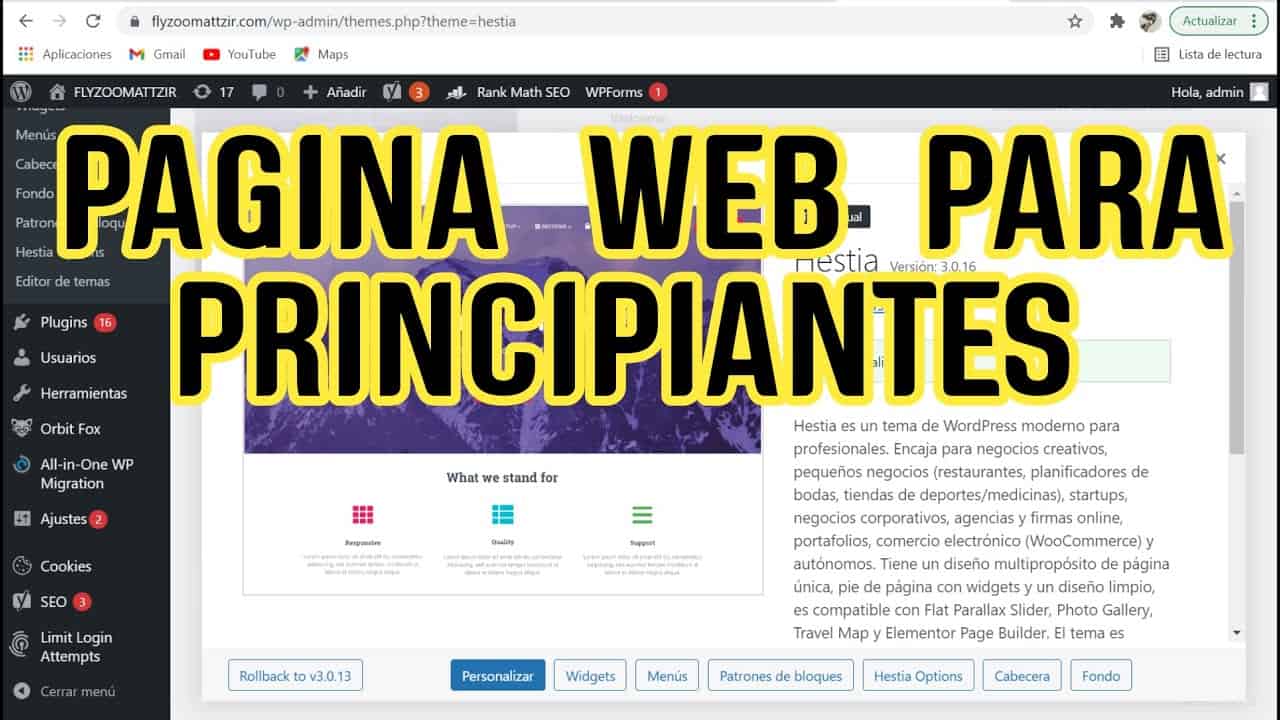 Como Crear Pagina Web Sencilla y Profesional