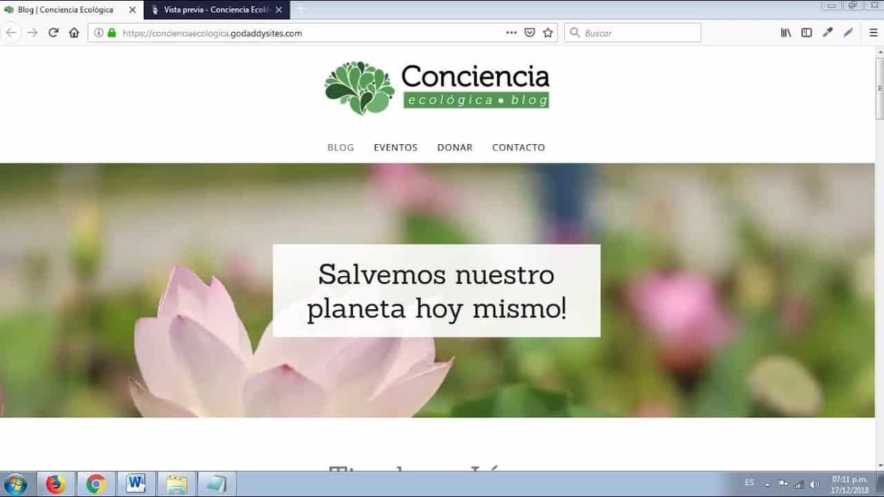 Como Crear un Blog Paso a Paso - Tutorial Creador de Sitios Godaddy