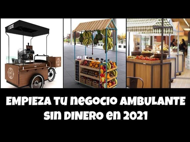 Cómo INICIAR UN NEGOCIO de Carritos Ambulantes SIN DINERO