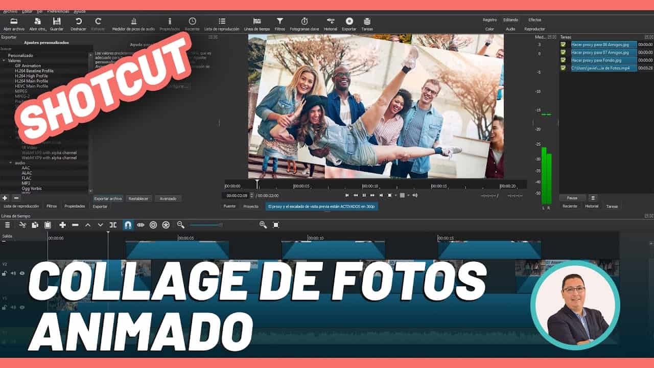 Cómo crear un collage de fotos en video