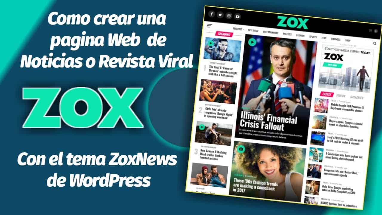 Como crear una PAGINA WEB de Noticias O revista viral - PASO A PASO