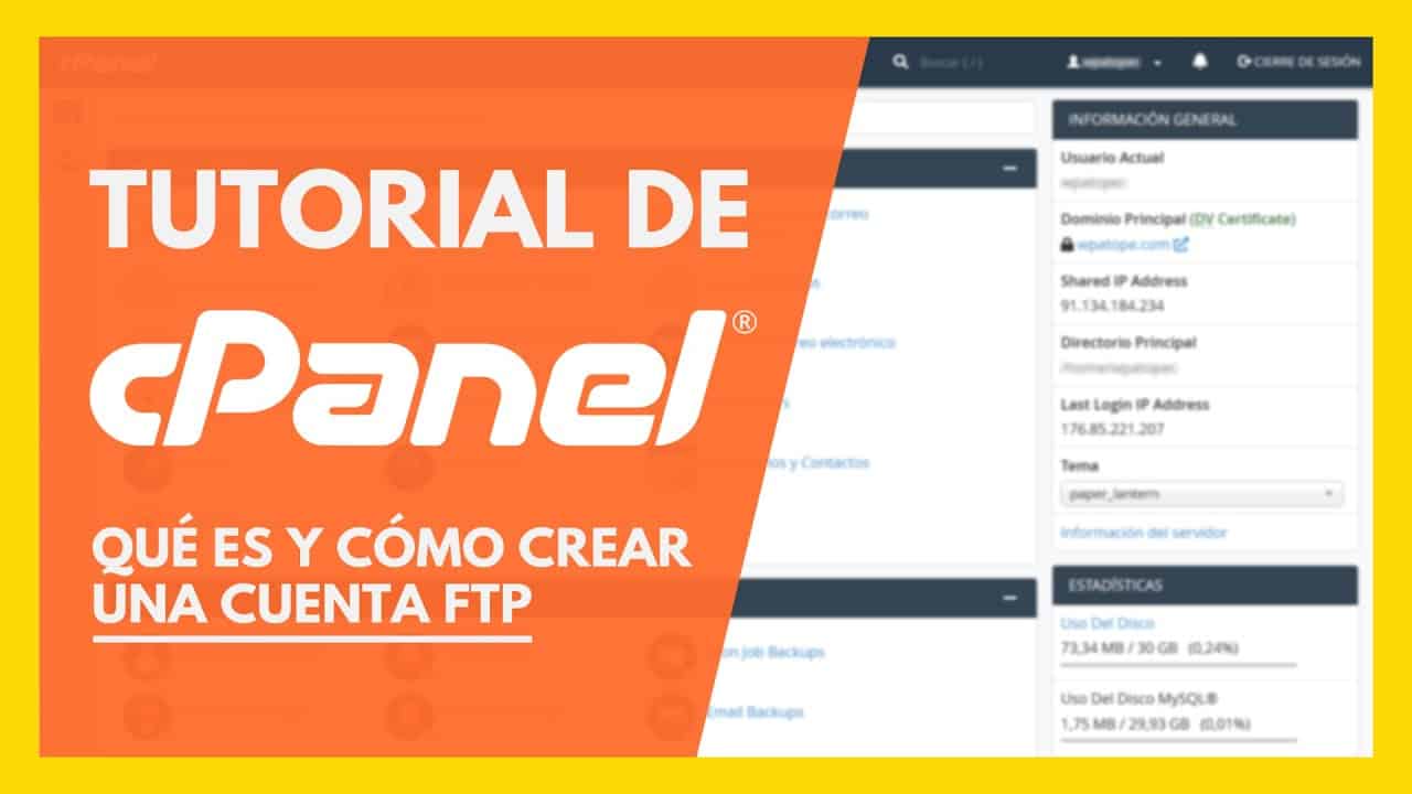 Cómo Crear Una Cuenta FTP En CPanel ✅ Tutorial En Español 2022