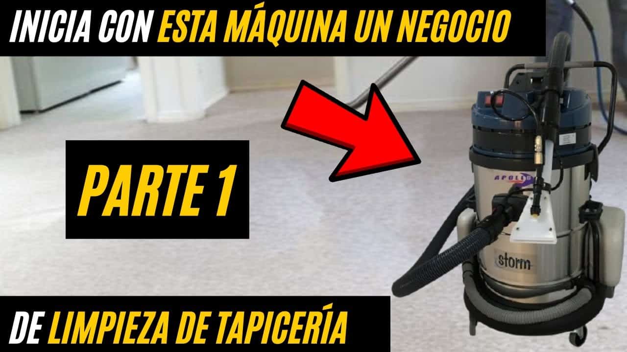 Máquina de INYECCIÓN y SUCCIÓN IDEAL para INICIAR un NEGOCIO de Limpieza de Tapicería