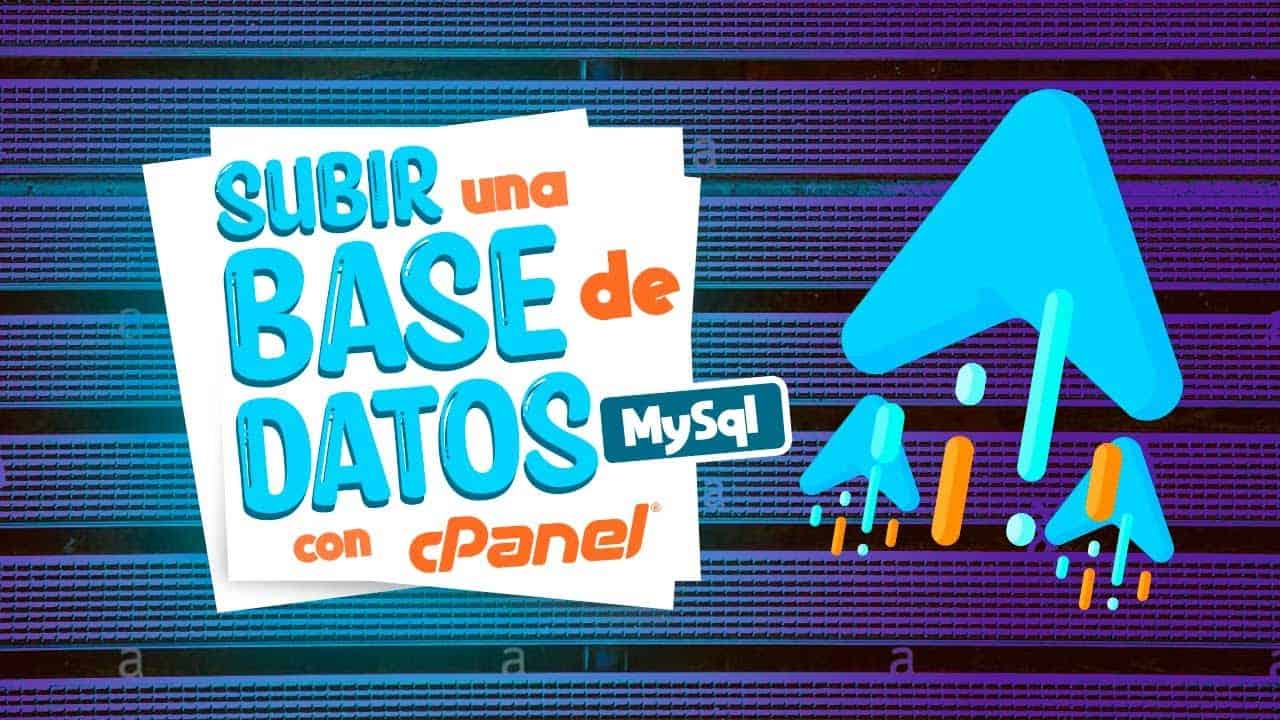 SUBIR BASE de DATOS en Cpanel