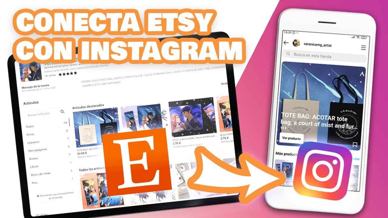 VINCULAR TIENDA DE ETSY CON COMPRAS EN INSTAGRAM