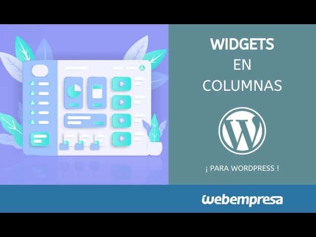 Widgets En Columnas Para WordPress