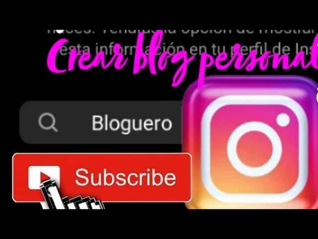 ?cómo crear (blog personal)en Instagram ✔️?