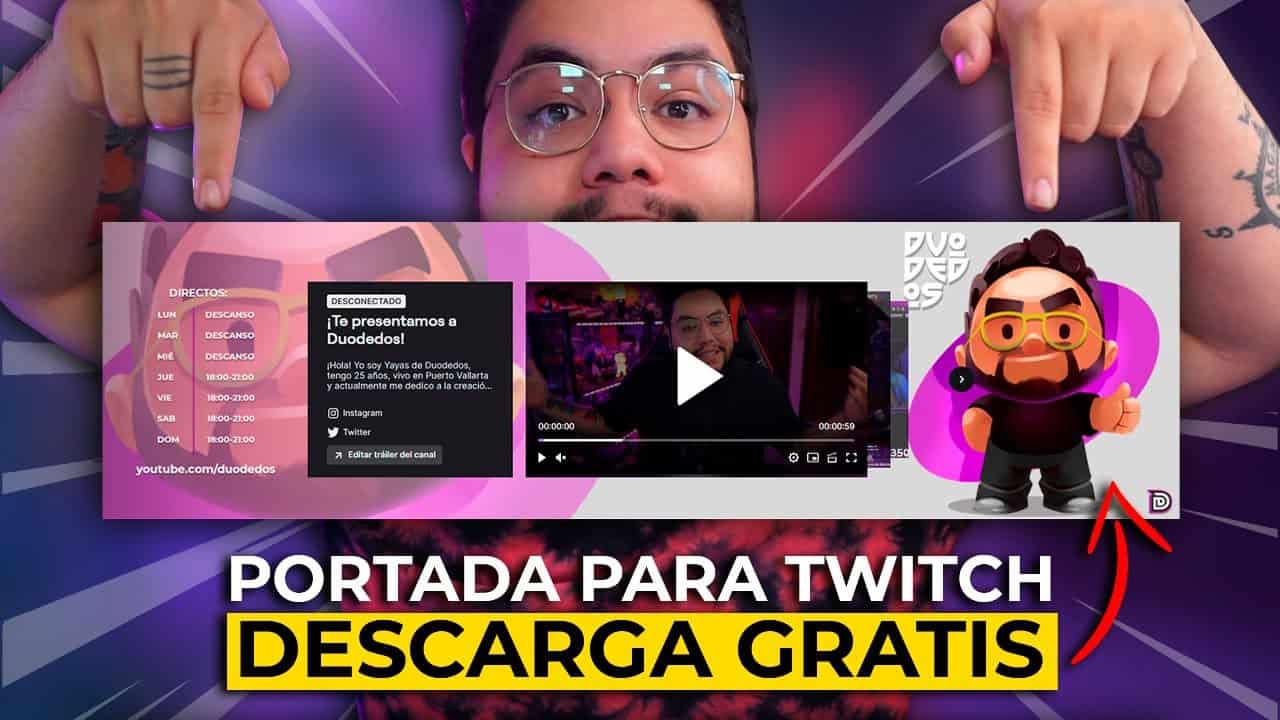 ¡CREA TU PROPIA IMAGEN DE PORTADA PARA TWITCH SIN USAR PHOTOSHOP! (Banner para Twitch GRATIS) - DD2