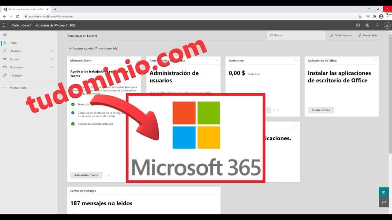 ¿ Como agregar tu propio dominio en Microsoft 365 ?