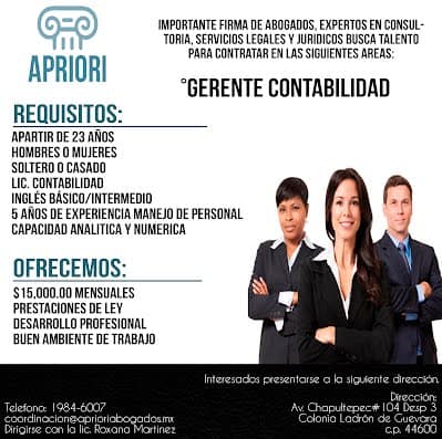 Anuncio para Contratar Personal 11245