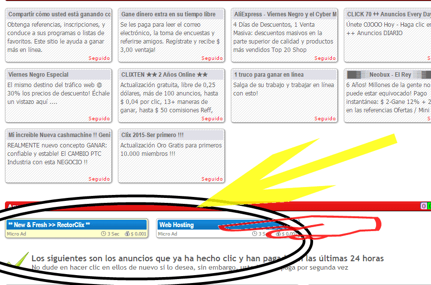 Anuncio para Ganar Dinero 11280