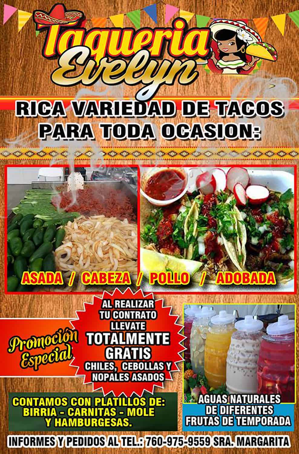 Anuncio para Taqueria 11343