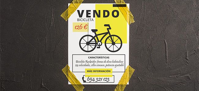 Anuncio para Vender Una Bicicleta 11348