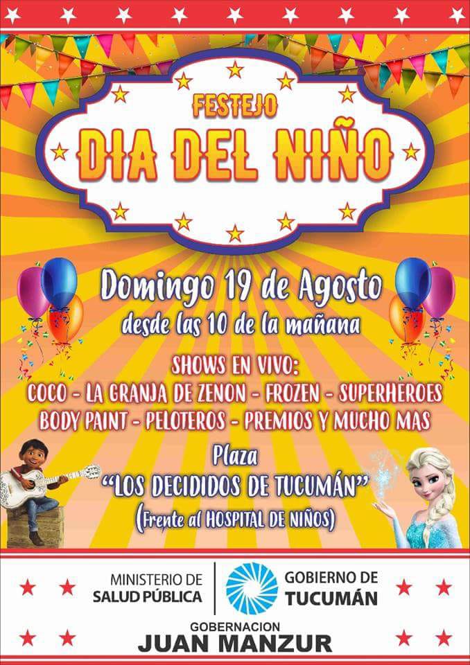 Cartel para Anunciar El Dia Del Nino 11486