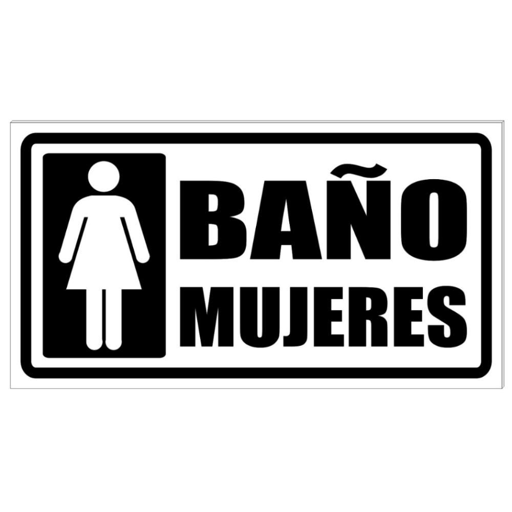 Cartel para Bano de Mujeres 11498