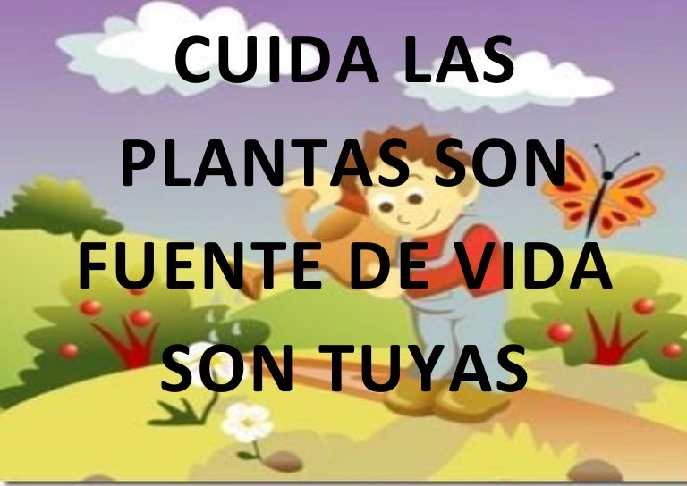 Cartel para Cuidar Las Plantas 11499