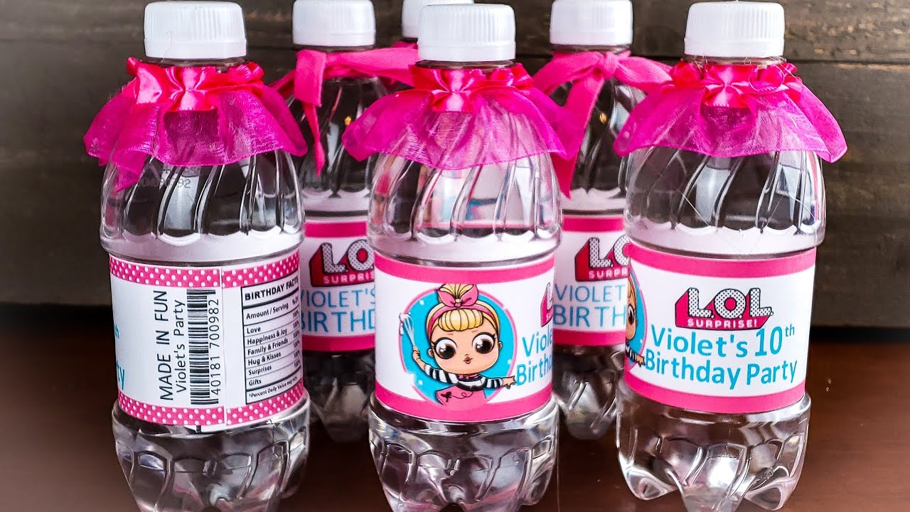 Como Hacer Botellas para Agua Personalizadas 9183