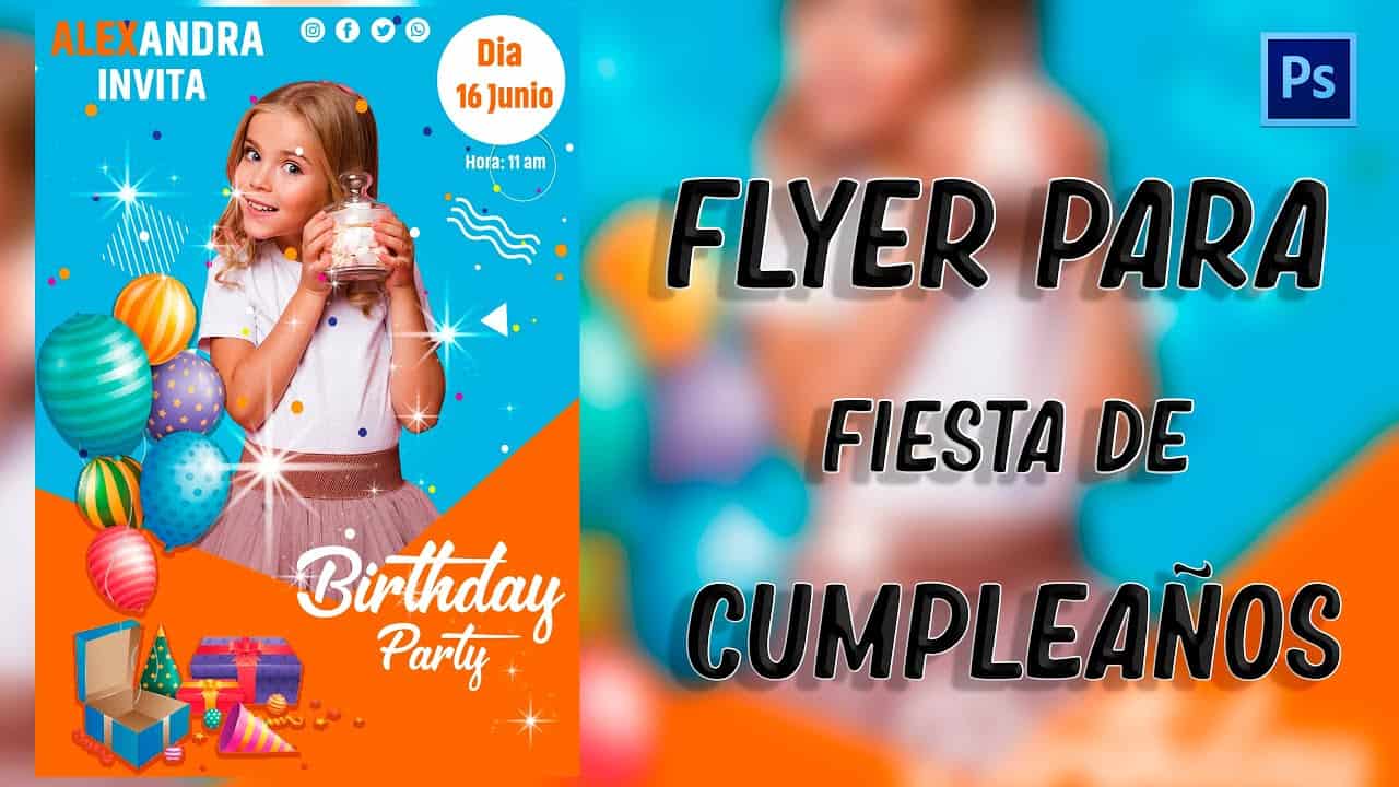 Flyer para Fiesta de Cumpleanos 12211