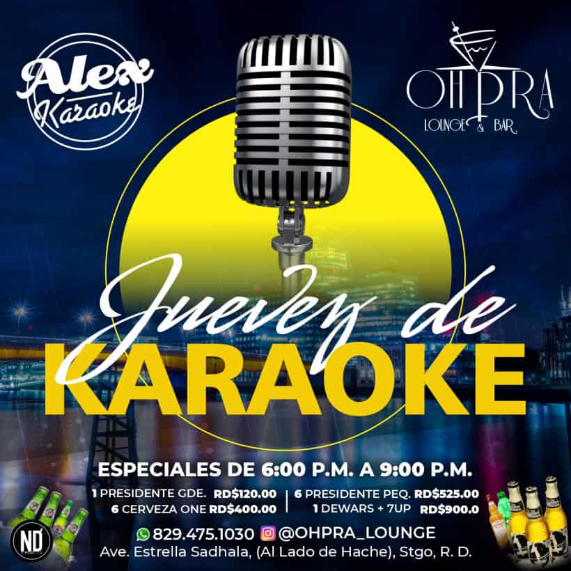 Flyer para Karaoke 12229