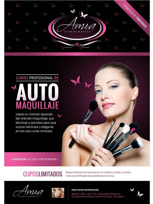 Flyer para Maquillaje 12239