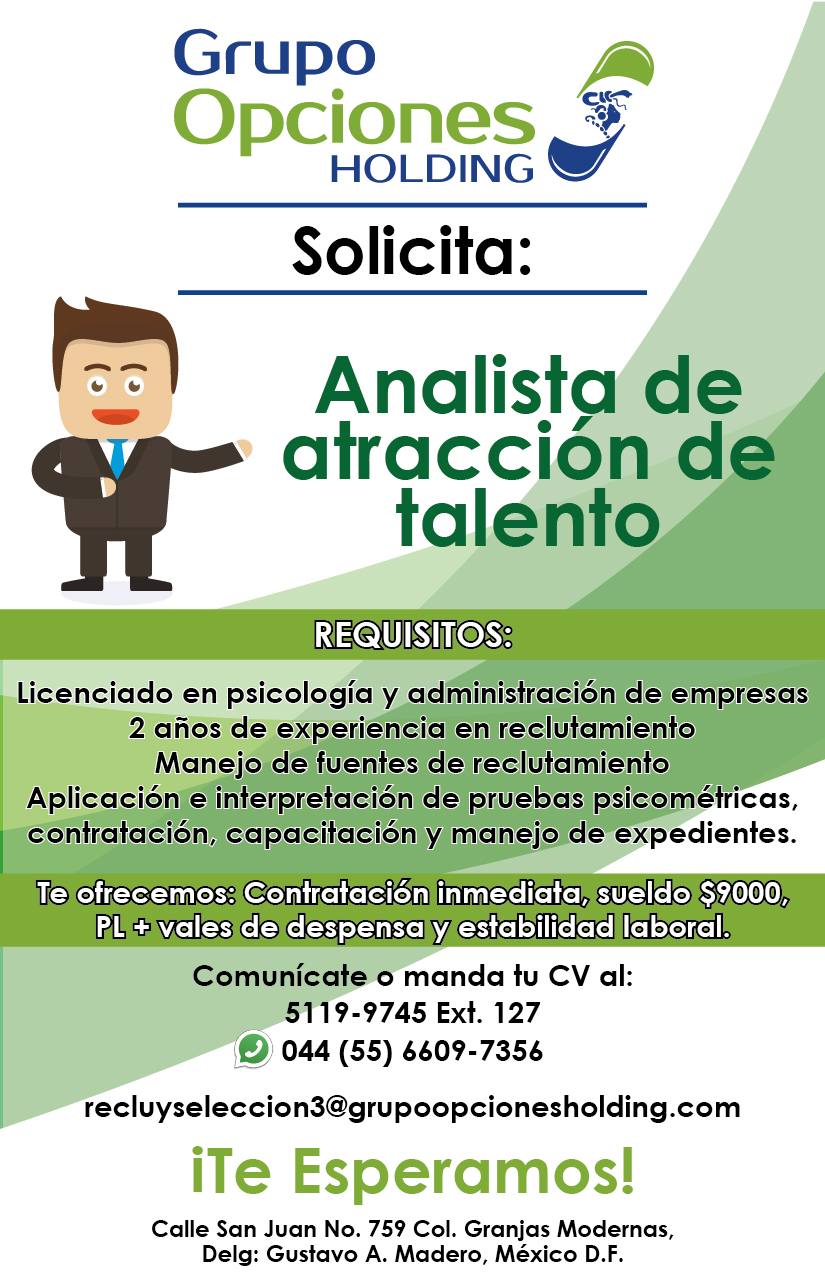 Flyer para Reclutar Personal 12256