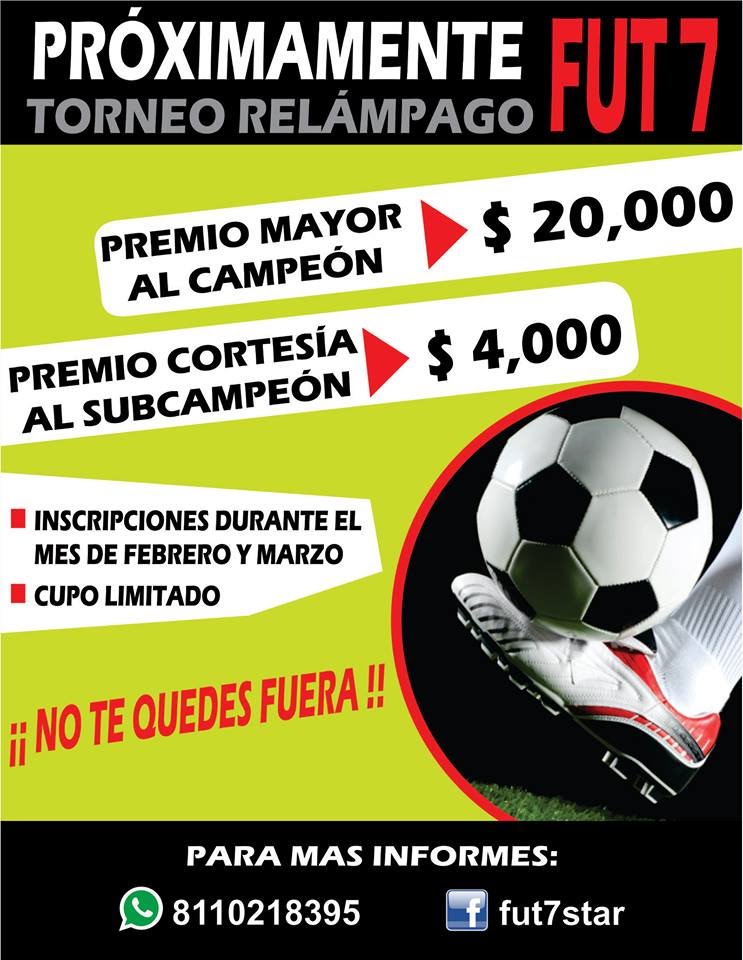 Flyer para Torneo de Futbol 12267