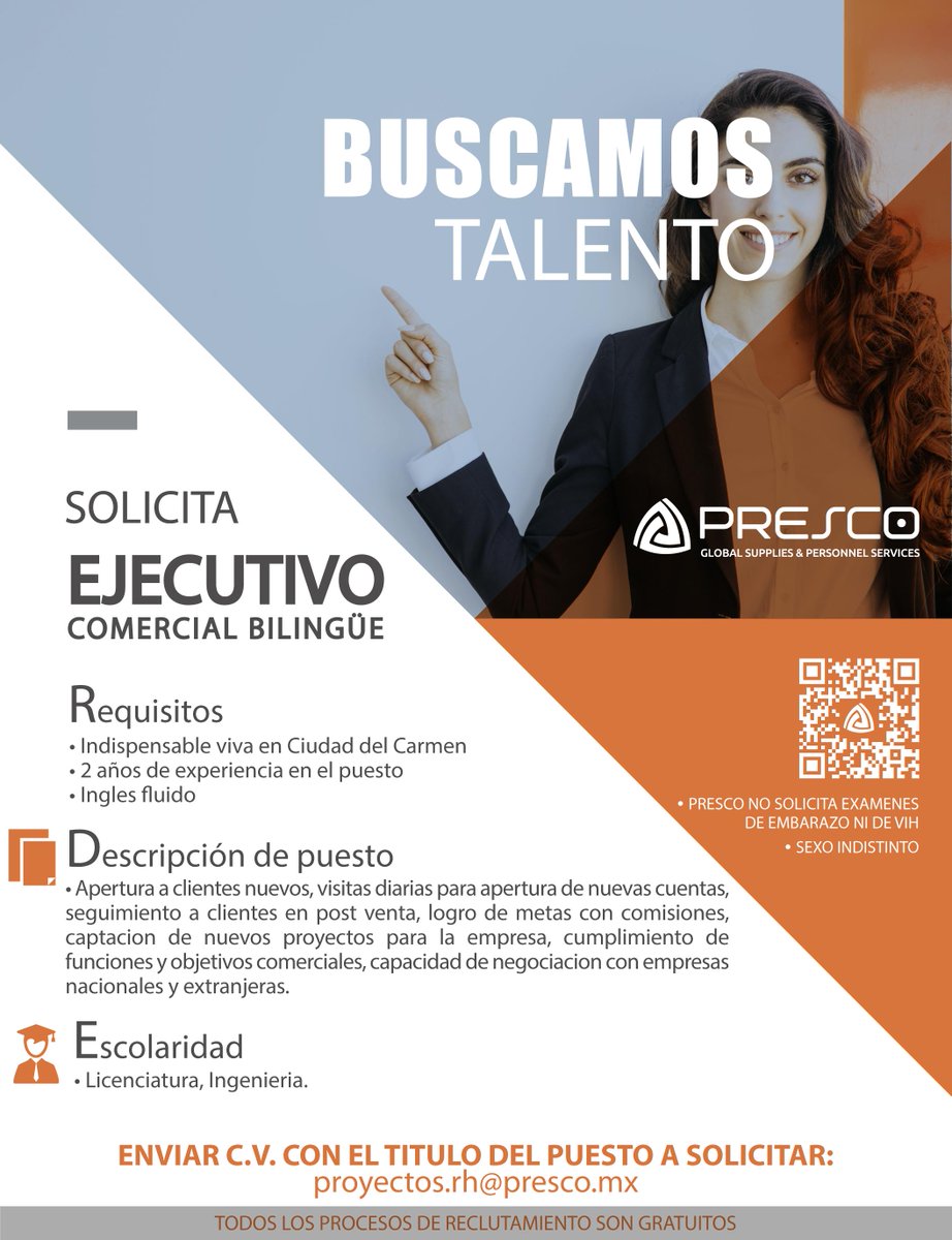 Flyer para Vacantes 12271