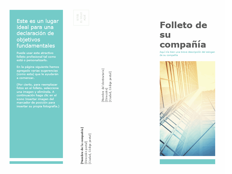 Folleto para Negocio 10574