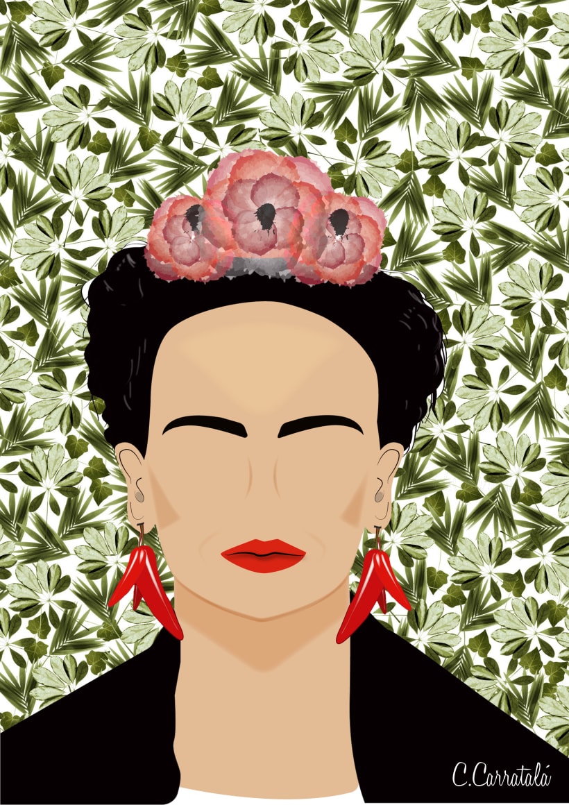 Ilustracion De Frida Kahlo 13998