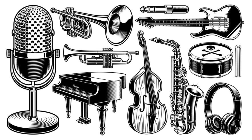 Ilustracion de Instrumentos Musicales 14233