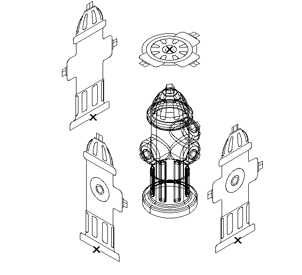 Ilustracion en 2D Autocad 14321